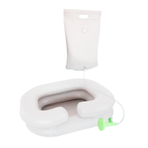 Lavapelo portátil inflable pacientes con movilidad reducida